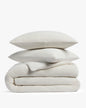 Organic Waffle Duvet Cover Set